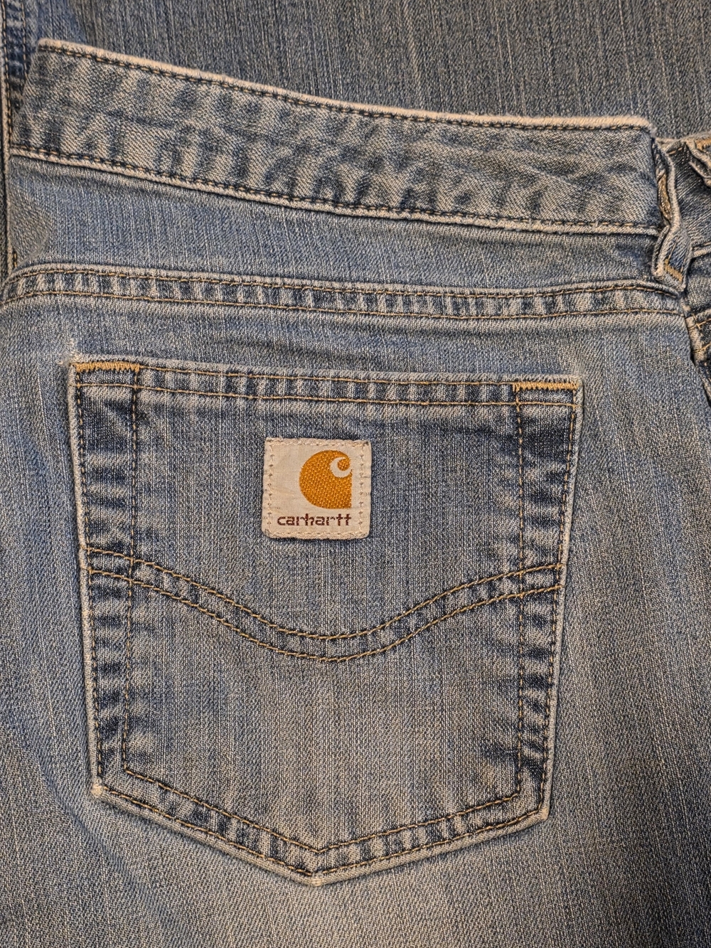 Carhartt Modern Fit Straight Leg Jeans 29x32 Light Wash